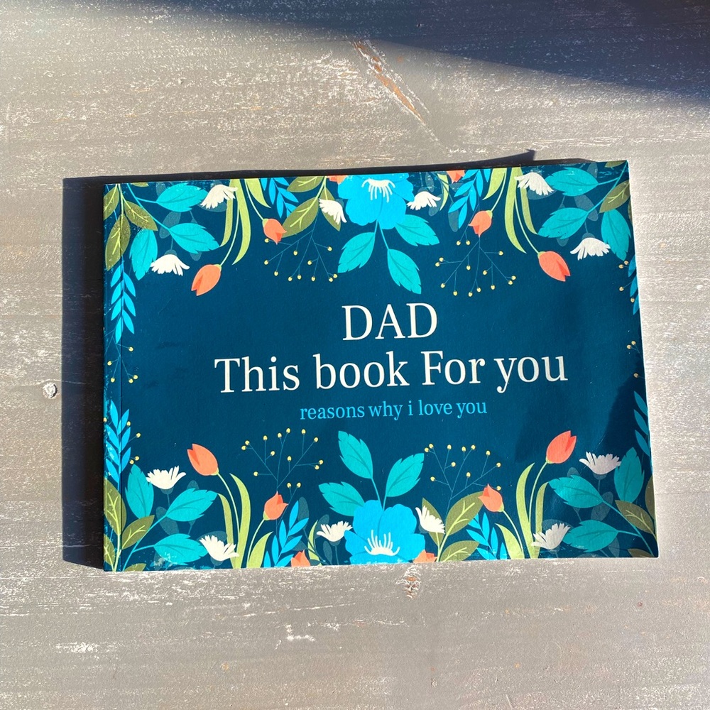 Dad Reasons Why I Love You Book Kids Fathers Day Gift Fill-in NEW